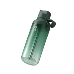 Transparent bottle with straw and flip lid 710ml Ocean Bottle dark green colour third view