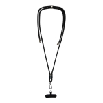 Smartphone lanyard with customisable centrepiece main view