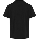 Oversized organic cotton T-shirt with 260 g/m2 weight Elevate black colour second rear view
