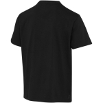 Oversized organic cotton T-shirt with 260 g/m2 weight Elevate black colour third rear view
