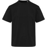 Oversized organic cotton T-shirt with 260 g/m2 weight Elevate black colour second front view