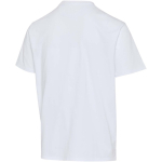 Oversized organic cotton T-shirt with 260 g/m2 weight Elevate white colour third rear view