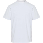Oversized organic cotton T-shirt with 260 g/m2 weight Elevate white colour second front view