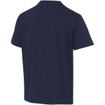 Oversized organic cotton T-shirt with 260 g/m2 weight Elevate navy-blue colour third rear view