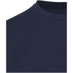 Oversized organic cotton T-shirt with 260 g/m2 weight Elevate navy-blue colour close-up view 1