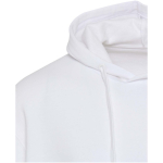 Oversized eco cotton hoodie 280 g/m2 Elevate white colour close-up view 1