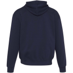 Oversized eco cotton hoodie 280 g/m2 Elevate navy-blue colour second rear view