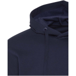 Oversized eco cotton hoodie 280 g/m2 Elevate navy-blue colour close-up view 1