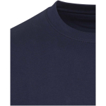 Oversized crew neck eco cotton sweatshirt 280 g/m2 Elevate navy-blue colour close-up view 1