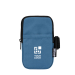 Water-repellent bottle bag with zip and Velcro fastening main view