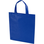 Recycled heat-sealed non-woven mini tote bag 3L royal blue colour