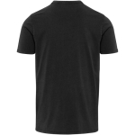 Men's short-sleeved ring-spun cotton T-shirt 160 g/m2 Elevate black colour second rear view