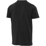 Men's short-sleeved ring-spun cotton T-shirt 160 g/m2 Elevate black colour third rear view