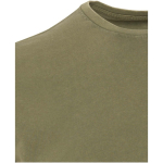 Men's short-sleeved ring-spun cotton T-shirt 160 g/m2 Elevate dark green colour close-up view 1