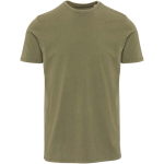 Men's short-sleeved ring-spun cotton T-shirt 160 g/m2 Elevate dark green colour second front view
