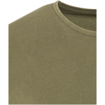 Women's short-sleeved ring-spun cotton T-shirt 160 g/m2 Elevate dark green colour close-up view 1