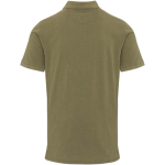 Men's short-sleeve pre-washed piqué polo 200 g/m² Elevate dark green colour second rear view
