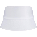 Lightweight polyester hat with sun protection 130 g/m² white colour second front view