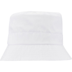 Lightweight quick-drying nylon sun hat 105 g/m2 white colour second rear view