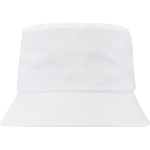 Lightweight quick-drying nylon sun hat 105 g/m2 white colour second front view