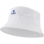Lightweight quick-drying nylon sun hat 105 g/m2 white colour screen printing view