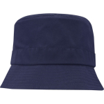 Lightweight quick-drying nylon sun hat 105 g/m2 navy-blue colour second front view