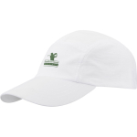 Waterproof nylon cap with sun protection 105 g/m2 white colour screen printing view