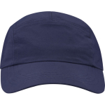 Waterproof nylon cap with sun protection 105 g/m2 navy-blue colour second front view