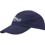 Waterproof nylon cap with sun protection 105 g/m2 navy-blue colour screen printing view