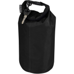 Compact recycled waterproof bag with roll-top closure 1L black colour second view