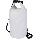 10L waterproof travel bag with roll-top closure white colour