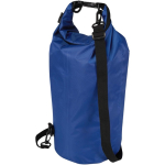 10L waterproof travel bag with roll-top closure royal blue colour second view