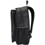 Padel backpack with organiser pockets 18 L 15'' black colour side view