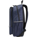 Padel backpack with organiser pockets 18 L 15'' navy-blue colour side view