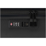 Laptop trolley case with integrated TSA lock 30L 16'' black colour close-up view 1
