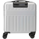 Laptop trolley case with integrated TSA lock 30L 16'' silver colour second rear view