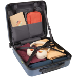 Laptop trolley case with integrated TSA lock 30L 16'' bondi blue colour second view