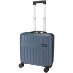Laptop trolley case with integrated TSA lock 30L 16'' bondi blue colour printed logo view 2