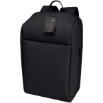 Expandable water-resistant anti-theft backpack with 18 L capacity black colour