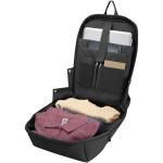 Expandable water-resistant anti-theft backpack with 18 L capacity black colour third view