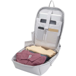 Expandable water-resistant anti-theft backpack with 18 L capacity light grey colour third view