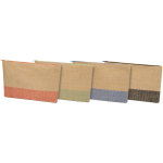 Slim certified paper toiletry bag with soft lining 3L mahogany colour second multiple colours view