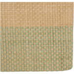 Slim certified paper toiletry bag with soft lining 3L marbled green colour close-up view 1