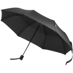 Foldable umbrella with automatic opening and rubber handle Ø93 black colour