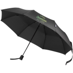 Foldable umbrella with automatic opening and rubber handle Ø93 black colour