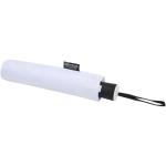 Foldable umbrella with automatic opening and rubber handle Ø93 white colour third view