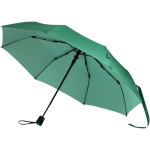 Foldable umbrella with automatic opening and rubber handle Ø93 green colour