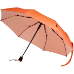 Foldable umbrella with automatic opening and rubber handle Ø93 orange colour