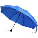 Foldable umbrella with automatic opening and rubber handle Ø93 royal blue colour