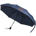 Foldable umbrella with automatic opening and rubber handle Ø93 navy-blue colour